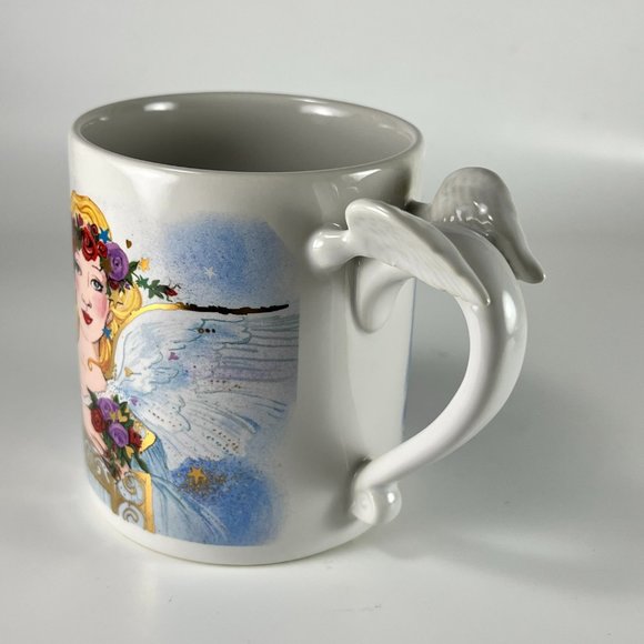 Angel Avon True Friendship Ceramic Coffee Tea Cup Mug Collectible 3D - Picture 5 of 10